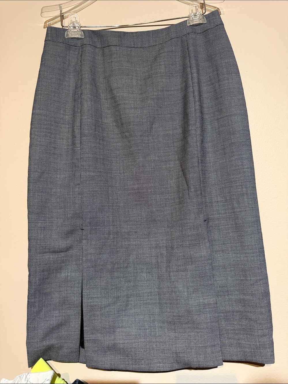 Reiss Gray Textured Pencil Skirt